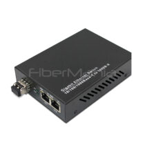 Fiber Media Converter, 10/100M BiDi TX1310/RX1550nm SM 20KM, SC ...